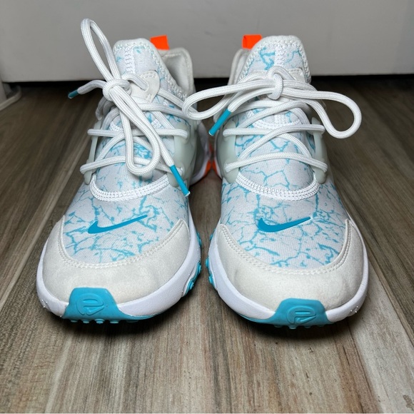 Nike React Presto Cracked CT6624-100 Youth Sneakers - Picture 2 of 10